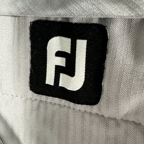 FJ FootJoy Pants Mens 33 Gray Stretch Pockets Straight Leg Golf - Picture 8 of 9